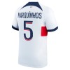 Officiële Voetbalshirt Paris Saint-Germain Marquinhos 5 Uit 2023-24 - Heren